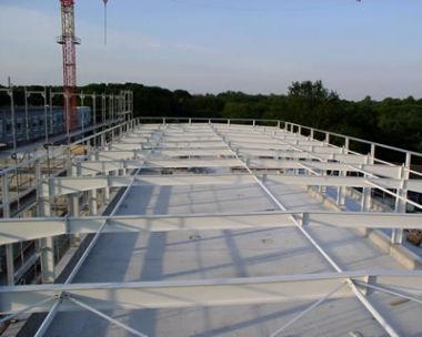 New coating system for steel hall construction